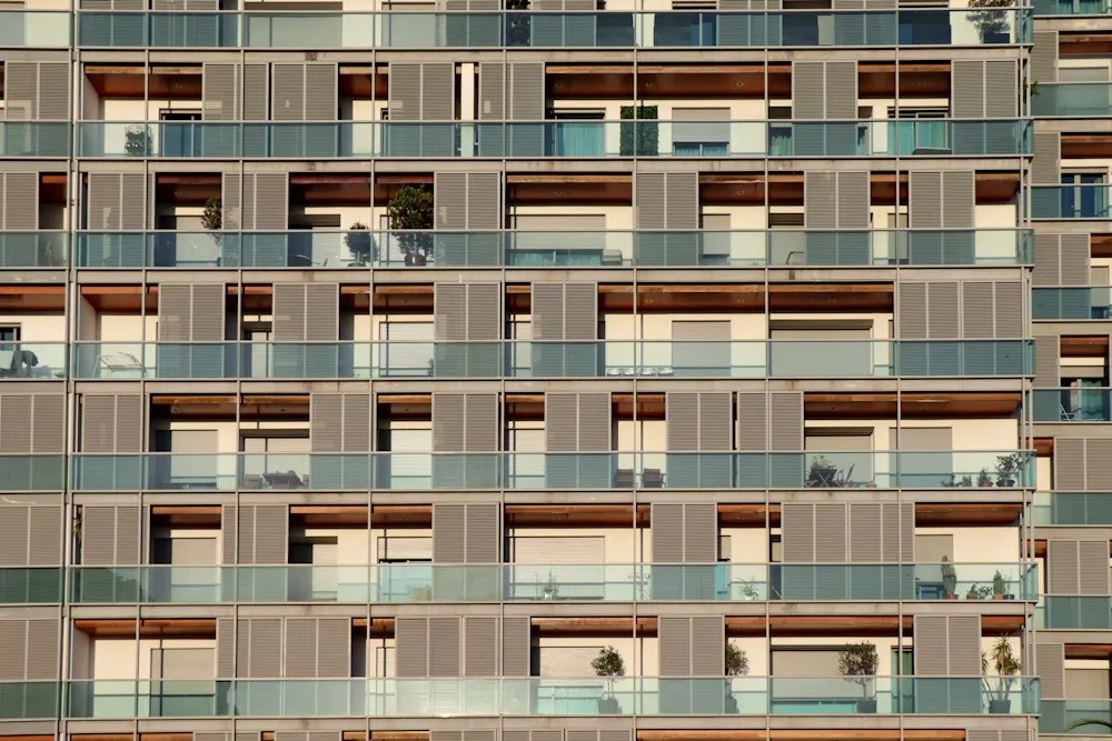 Dettaglio architettonico di un edificio residenziale